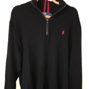 Ralph Lauren Men's Merino Wool Half-Zip Sweater